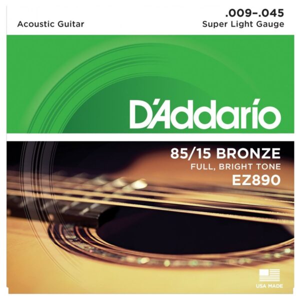 Daddario EZ890 Super Light 009-045 Žice za akustičnu gitaru