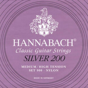 Hannabach Silver 200 Set 900 Medium High Žice za Klasičnu Gitaru